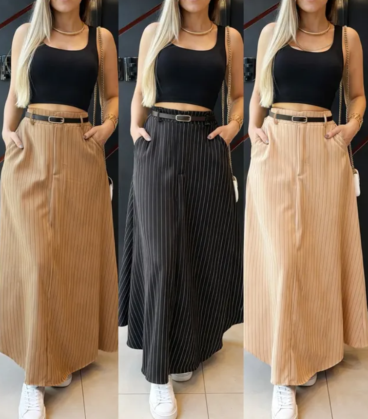 Saia Rodada Risca Giz P M G GG *Pacote: 40 R$ *Atacado: R$ 50