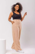 Calça Pantalona Botão 60 Plus Size Cores Pastel Duna FF-CAL-025 *Pacote: 35 R$ *Atacado: R$ 35