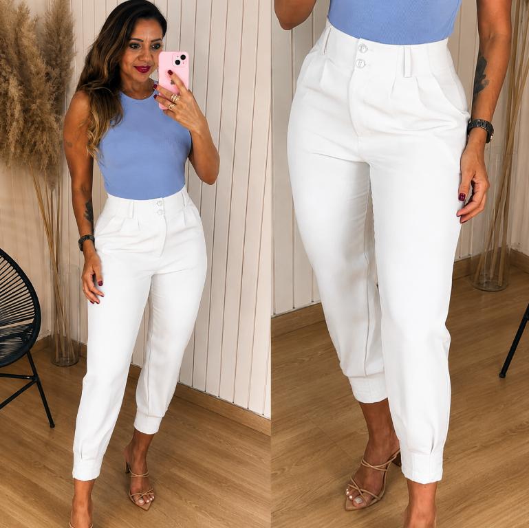 Calça Cenoura Alfaiataria 2 Botaoes P M G GG *Pacote: 45 R$ *Atacado: R$ 55