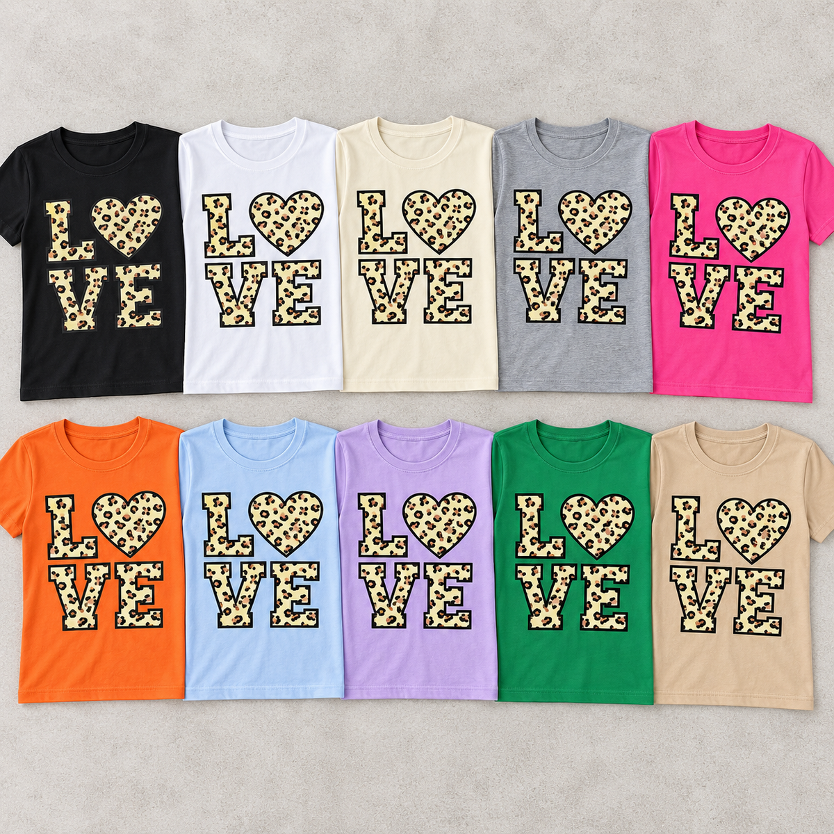 Tshirt Love Grande Onça Viscolaycra Tamanho Unico Veste 36-42 *Pacote: R$ 10 *Atacado: R$10