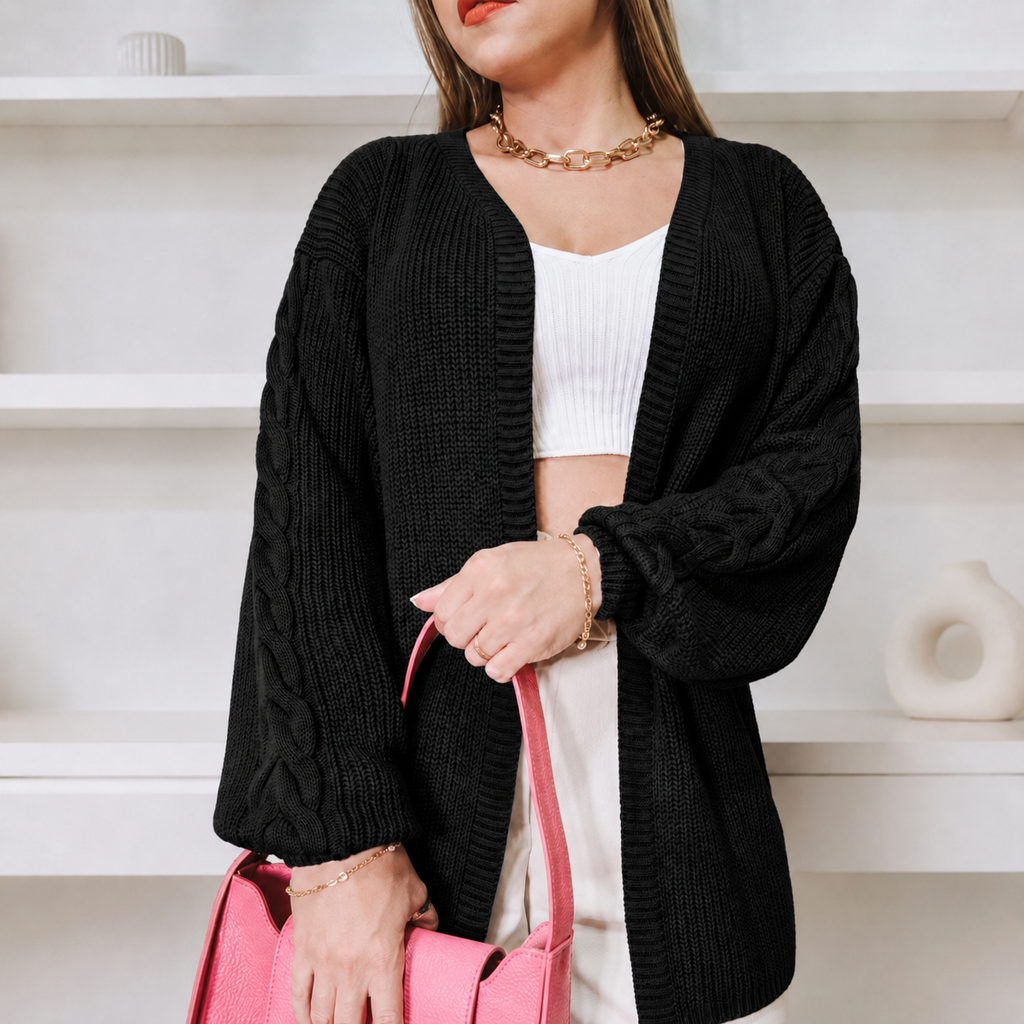 Promoçao Cardigan Trança Tamanho Único Inverno *Pacote: R$ 30