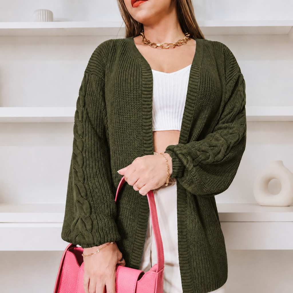Promoçao Cardigan Trança Tamanho Único Inverno *Pacote: R$ 30