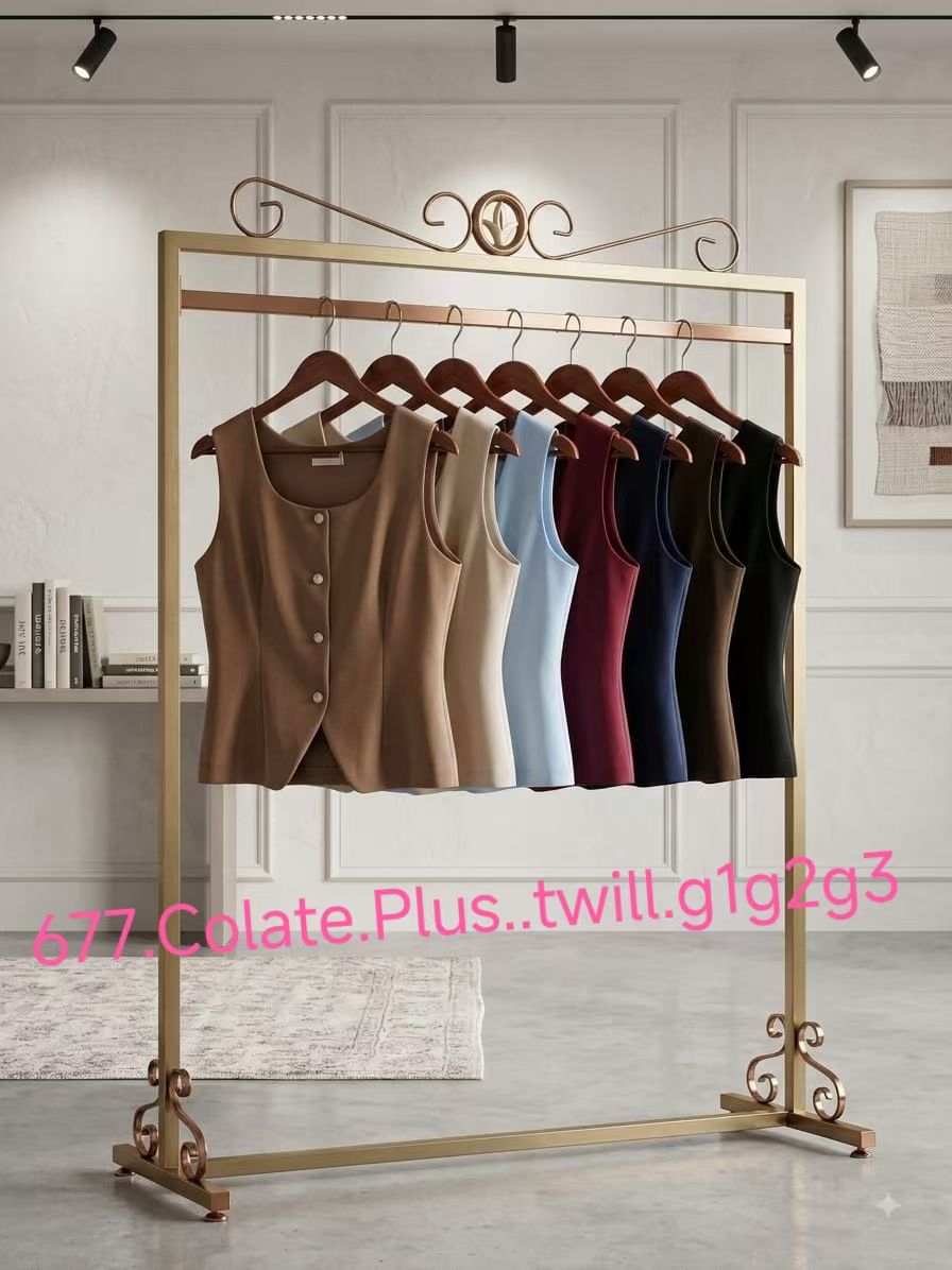 Colete Plusize Twill XY-677 *Pacote: 38 R$ *Atacado: R$ 50
