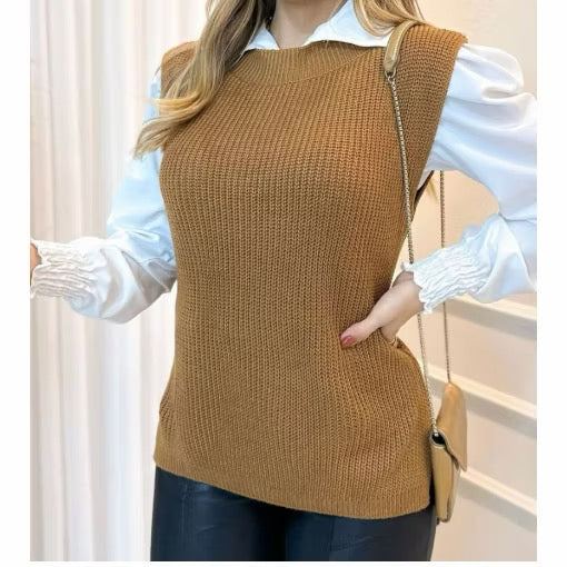 Colete Tricot Inverno *Pacote: R$ 20 *Atacado: R$ 25