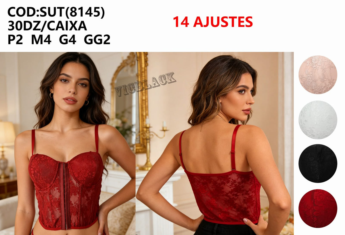 Corset importado #8145 *Pacote: R$ 35