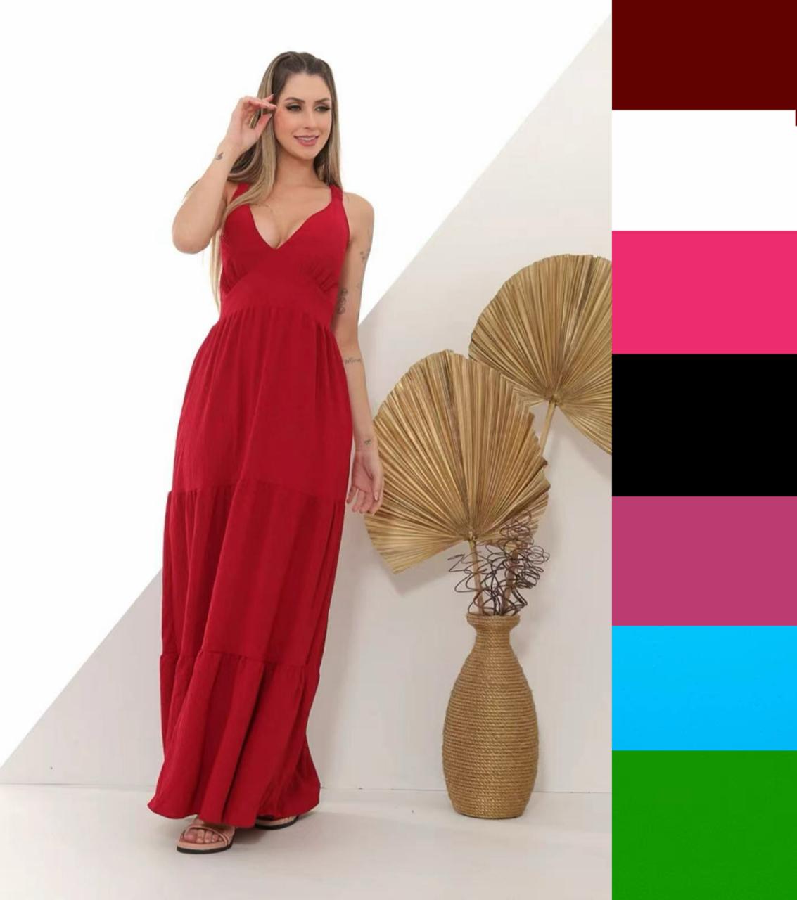 Vestido duna com bojo FF-VES-071 *Pacote: R$ 40
