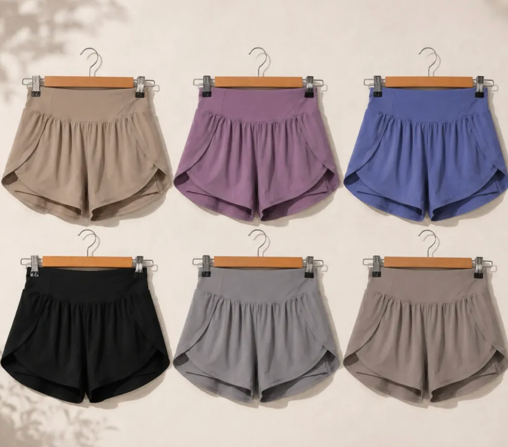 Short Dupla Face Cos Alta Poliamida Academia P M G GG *Pacote: R$ 35
