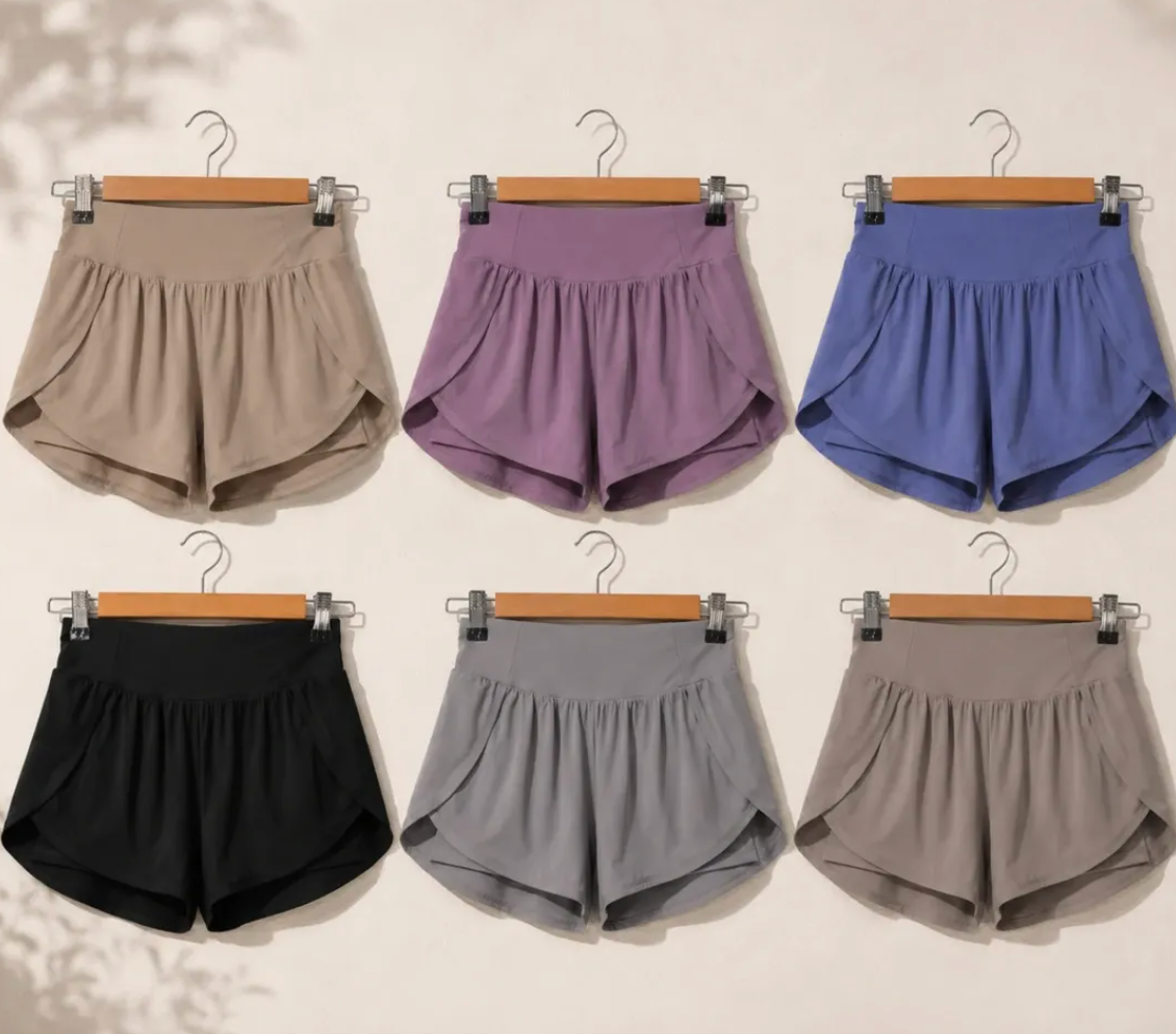Short Dupla Face Cos Alta Poliamida Academia P M G GG *Pacote: R$ 35
