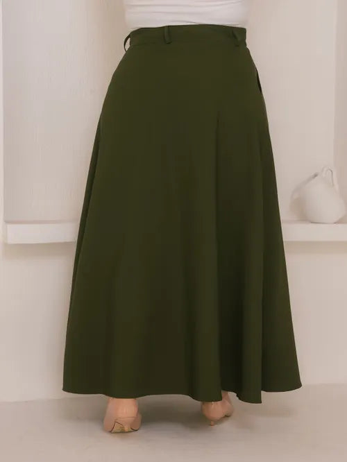 Saia Godê Plus Size Alfaiataria XY-497 *Atacado: R$ 55