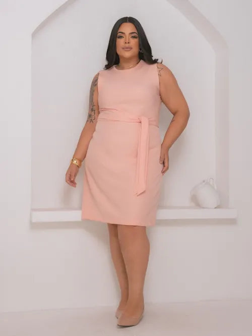 Vestido Plus Size Alfaiataria XY-603 *Atacado: R$ 74
