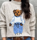 Blusa Mousse Urso Tamanho Único Inverno *Pacote: 60 R$ *Atacado: R$ 70