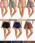 Short Duplo Com Tecido Respirável Impermeável Fora Poliamida Dentro Com Bolso Interno P/M G GG Academia *Pacote: R$ 38