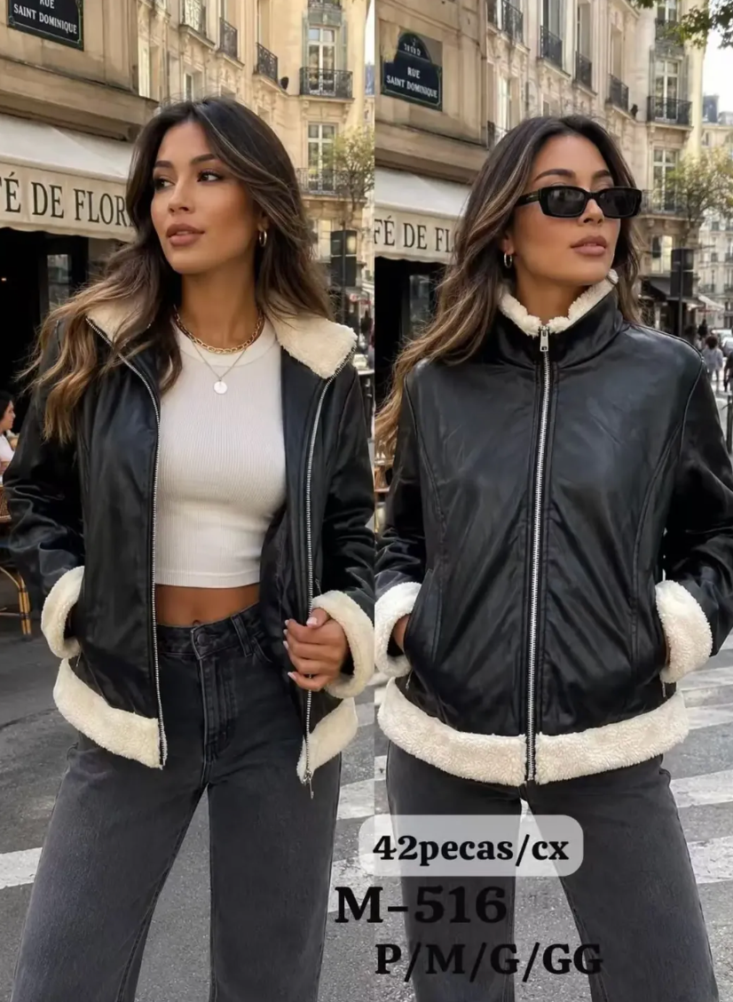 Jaqueta Inspiração Zara M-516 Inverno P M G GG *Pacote: R$ 90
