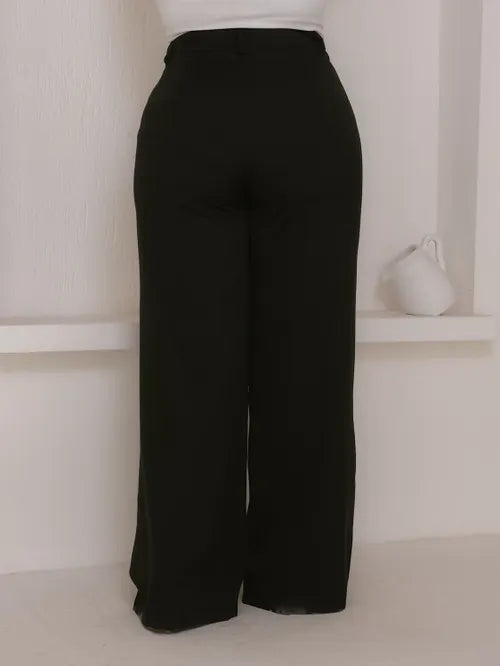 Calça Pantalona Plus Size XY-579 *Atacado: R$ 58