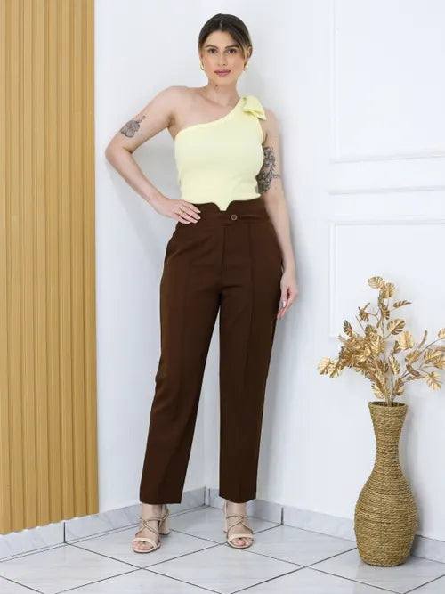 Calça Alfaiataria Reta XY-596 *Atacado: R$ 63