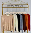 Cardigan Tricot Básico Modal Inverno M-5070 M/G/GG *Pacote: R$ 35