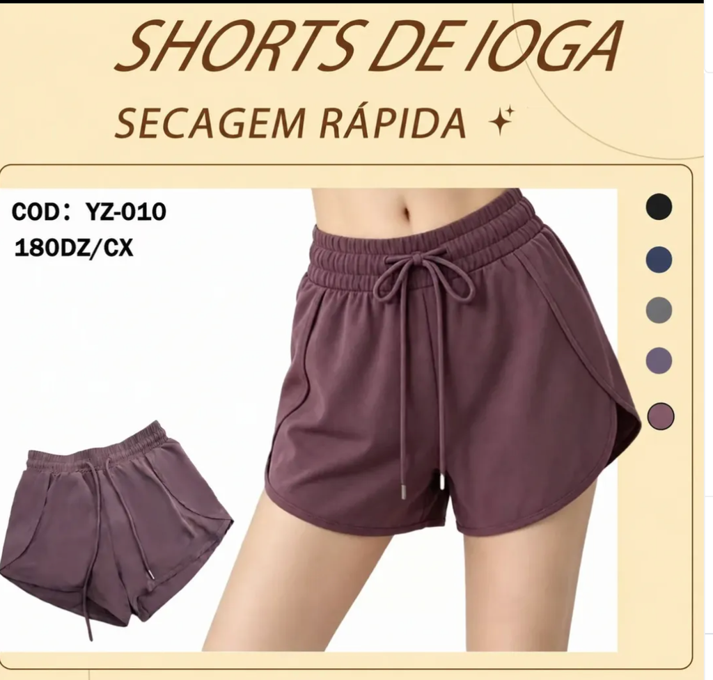 Short Dupla Face P M G GG Academia *Pacote: R$ 35