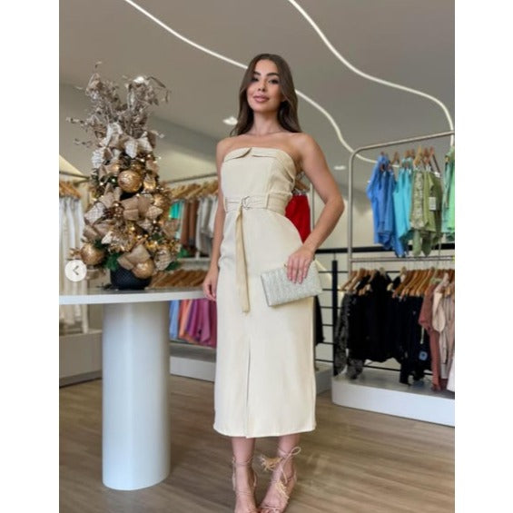 Vestido Alfaiataria Premium FF-VES-030-XY-539 *Pacote: 60 R$ *Atacado: R$ 70
