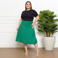 Saia Midi Plissada Plus Size *Pacote: 20 R$ *Atacado: R$ 25