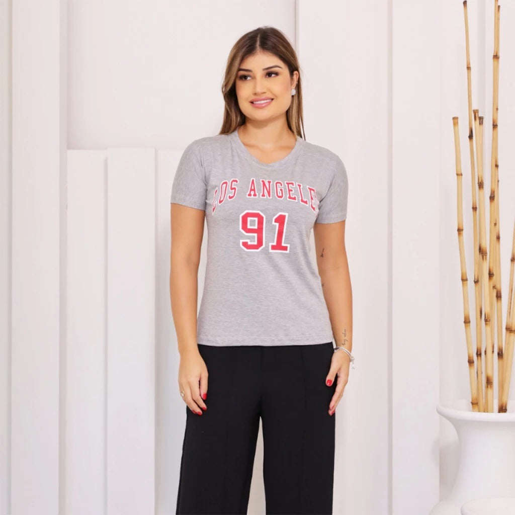 Tshirt Los Angeles Biscolayca FF-TSH-032 *Pacote: 12 R$ *Atacado: R$ 15