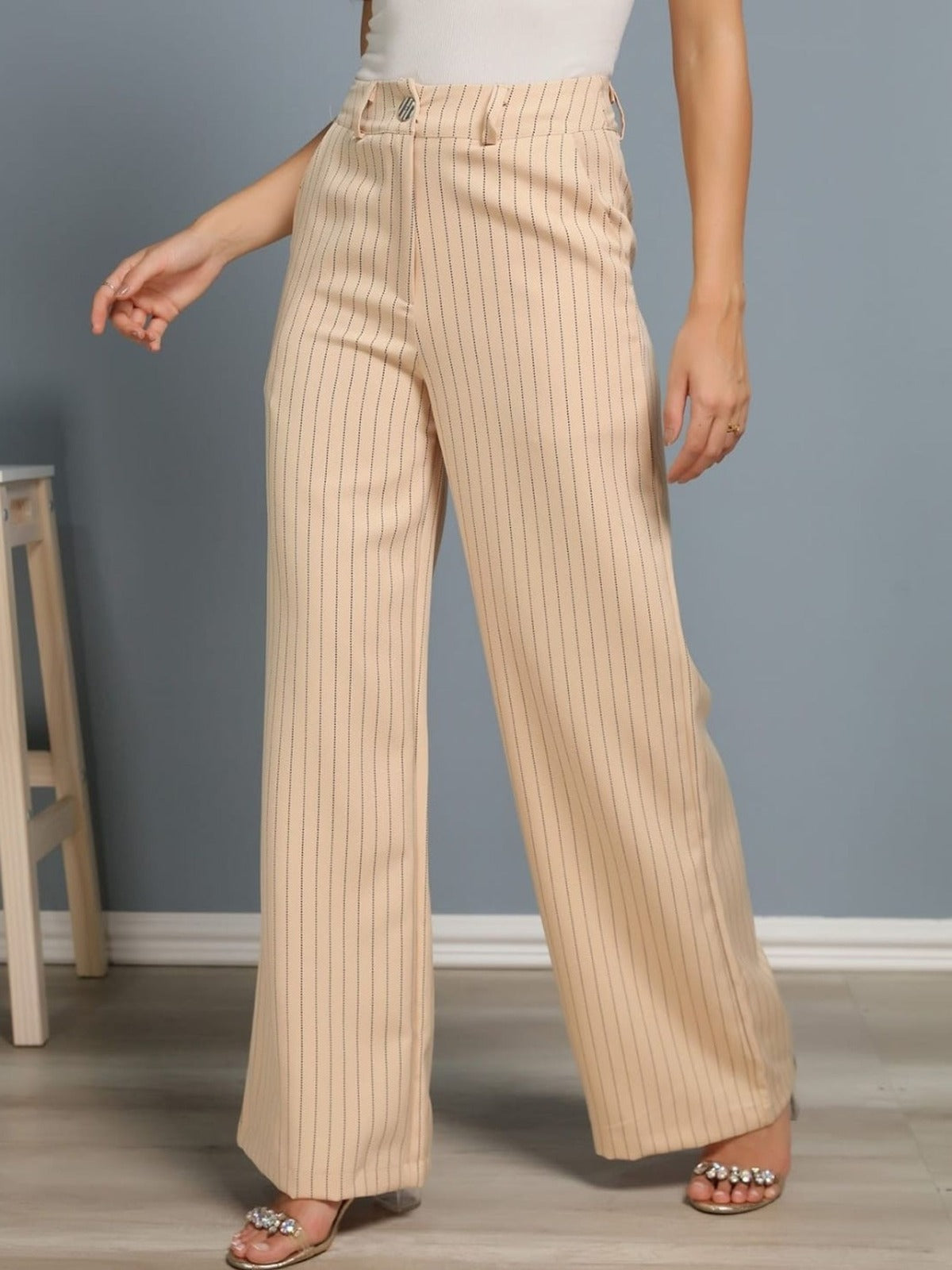 Calça Risco de Giz Alfaiataria FF-CAL-049-XY-469 *Pacote: 55 R$ *Atacado: R$ 65