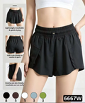 Short Duplo #6667 Impermeável Por Fora Poliamida Por Dentro Com Bolso Interno Tamanho P M GG *Pacote: R$ 35
