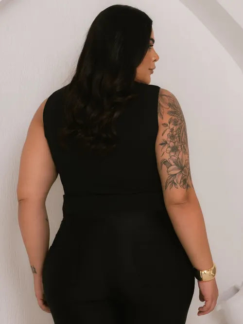 Colete Plus Size Alfaiataria FF-COL-004-XY-582-1 *Pacote: 40 R$ *Atacado: R$ 50