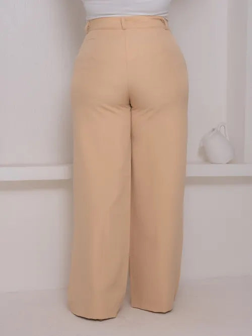 Calça Pantalona Plus Size XY-579 *Atacado: R$ 58