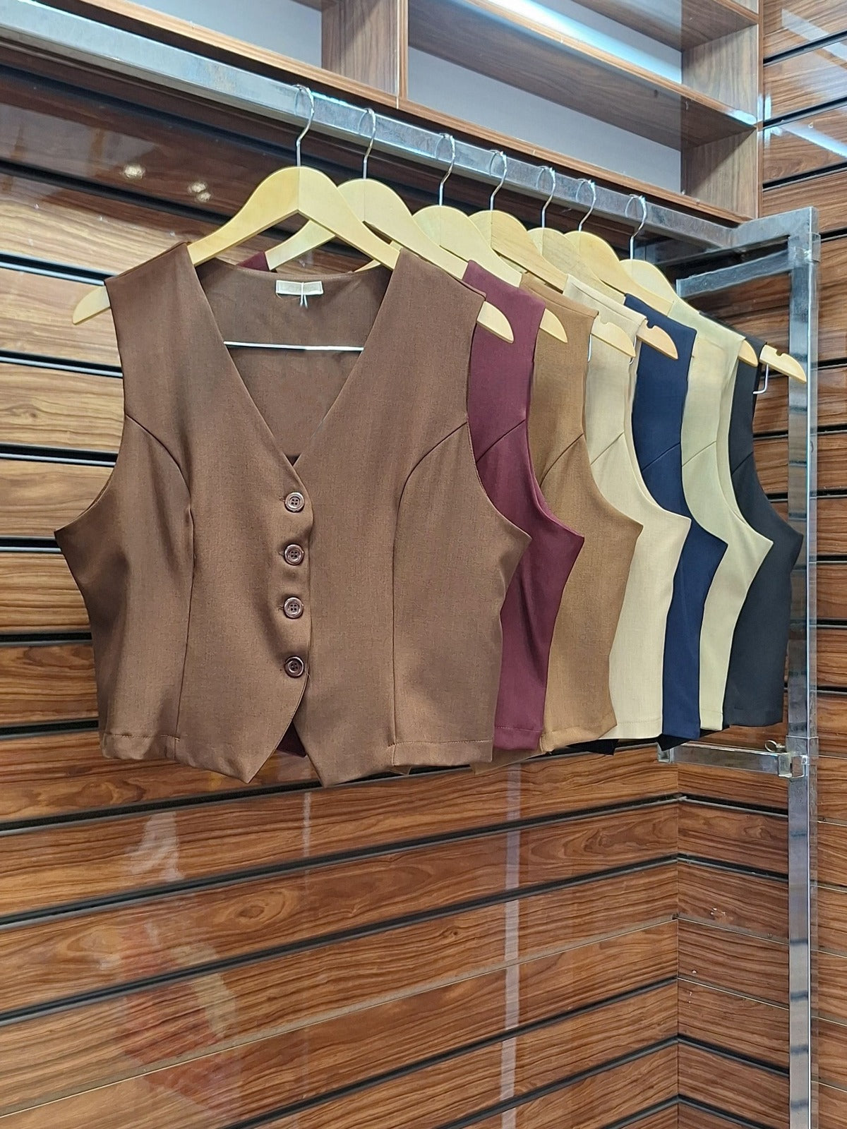 Colete Plus Size Alfaiataria FF-COL-004-XY-582-1 *Pacote: 40 R$ *Atacado: R$ 50