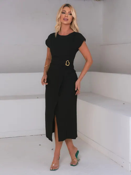 Vestido Midi Marante Alfaiataria FF-VES-040-XY-642 *Pacote: R$ 75 *Atacado: R$ 90