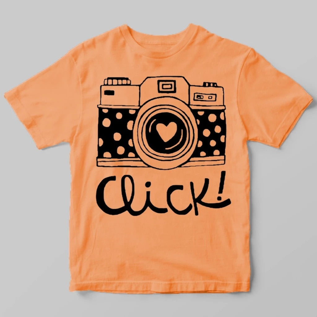 Tshirt Camera Click Biscolayca FF-TSH-028 *Pacote: 12 R$ *Atacado: R$ 15