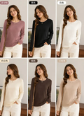 Blusa Térmica Canelada Tamanho Único 36-44 *Pacote: R$ 25