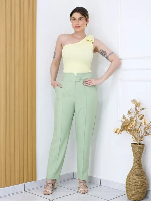 Calça Alfaiataria Reta XY-596 *Atacado: R$ 63