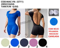 Macacao Poliester Com Bojo Academia P/M G/GG MAC-PA(6711) *Pacote: 40 R$