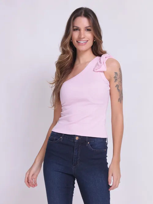 Blusa Nula Manga de Laço Ribana XY-492 *Atacado: R$ 25