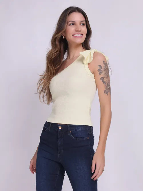 Blusa Nula Manga de Laço Ribana XY-492 *Atacado: R$ 25
