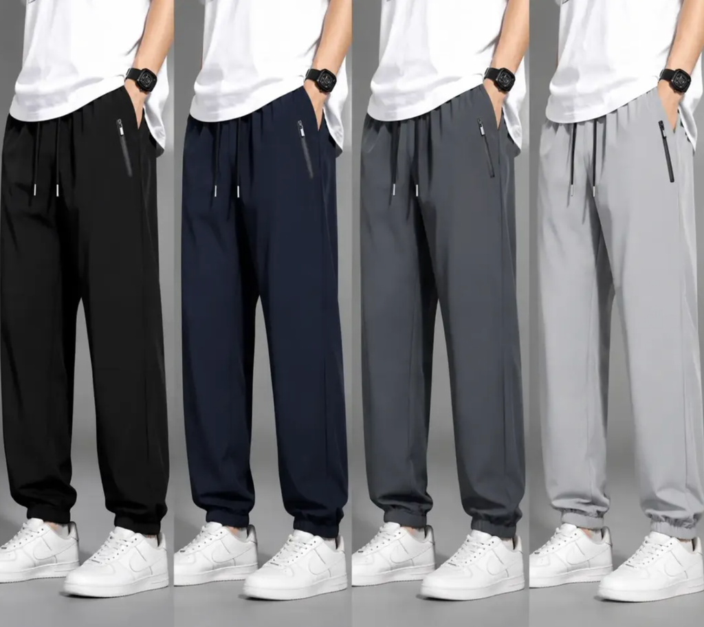Calça Jogger Masculino Tecido Tecnólogo Secagem Rápida Toque Poliamida P M G GG  *Pacote: R$ 35