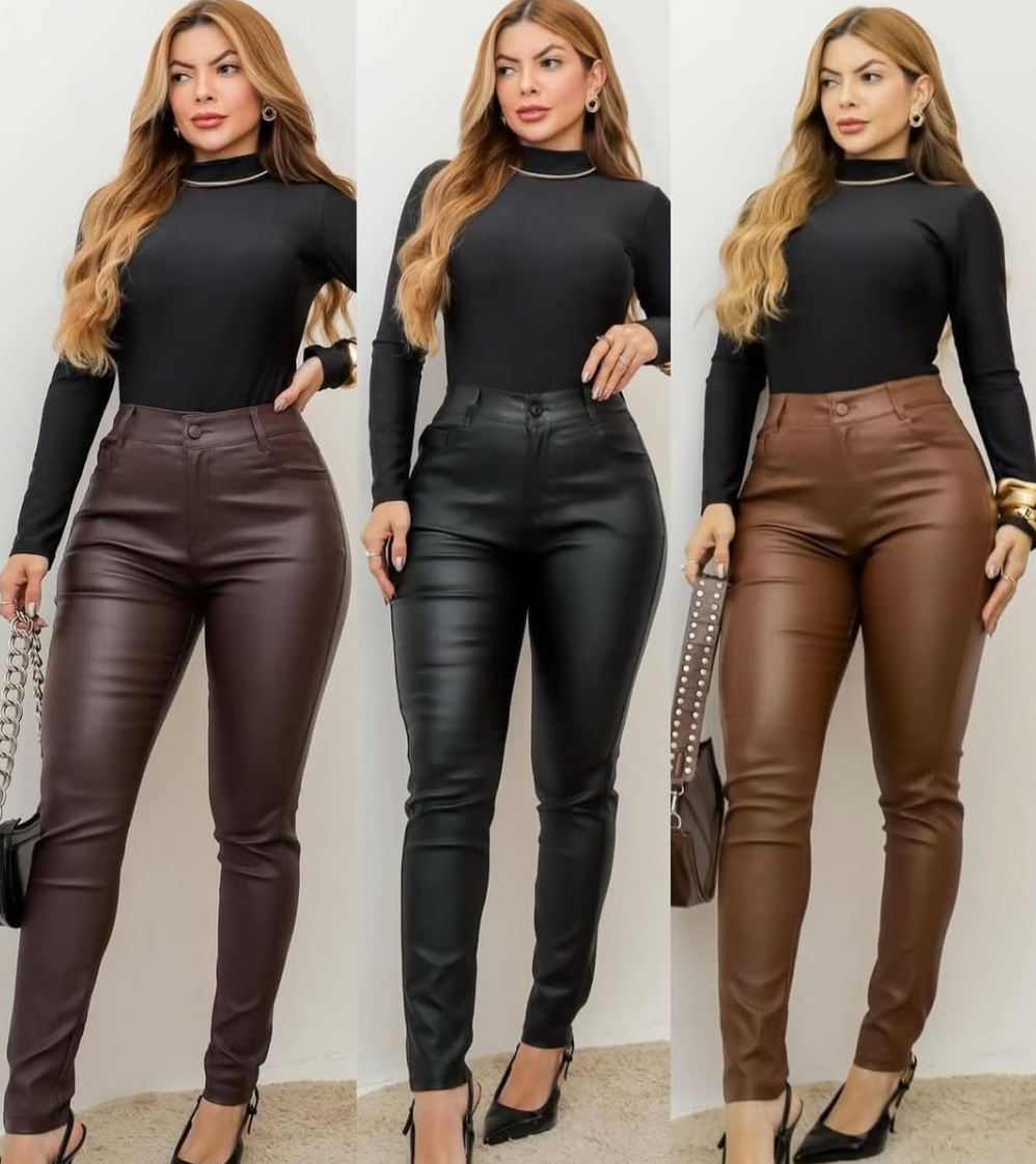Calça Legging Poliamida Canelada P/M G/GG *Pacote: R$ 38 *Atacado: R$ 50