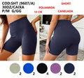 Short Poliamida Canelada 10CM Academia P/M G/GG SHT (9607/A) *Pacote: 28 R$