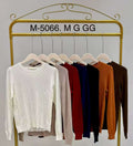 Cardigan Tricot Básico Modal Inverno M-5060 M/G/GG *Pacote: R$ 35