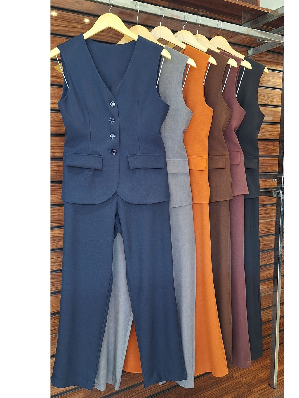 Conjunto Alfaiataria Twill FF-CON-068-XY-563 *Pacote: 95 R$ *Atacado: R$ 120