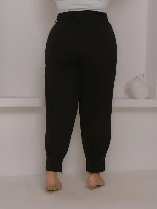Calça Cenoura Plus Size Alfaiataria XY-481 *Atacado: R$ 55