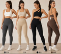Calça Legging Canelado Premium Poliamida Tamanho Único Academia *Pacote: R$ 38