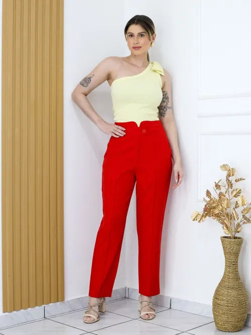Calça Alfaiataria Reta XY-596 *Atacado: R$ 63