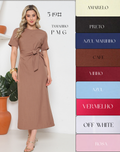 Vestido Midi CSS-579 P M G *Pacote: 65 R$ *Atacado: R$ 75