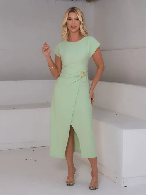 Vestido Midi Marante Alfaiataria FF-VES-040-XY-642 *Pacote: R$ 75 *Atacado: R$ 90