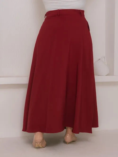 Saia Godê Plus Size Alfaiataria XY-497 *Atacado: R$ 55