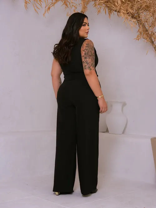 Conjunto Alfaiataria Plus Size FF-CON-061-XY-618 *Pacote: R$ 95 *Atacado: R$ 120