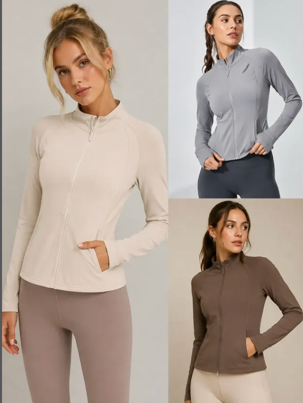 Jaqueta Lululemon Dois Zíper Com Bolso Academia P M G GG *Pacote: R$ 50