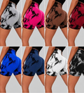 Short Poliamida Tie Dye Levanta Bumbum P/M G/GG #Zrd750 Academia *Pacote: R$ 22 *Atacado: R$28